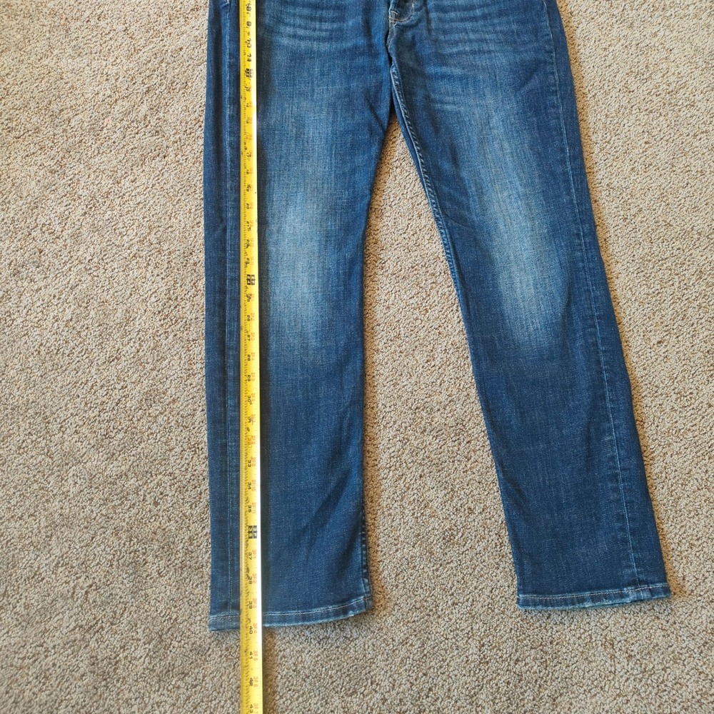 AllSaints Jeans Mens 34 Blue Rex Slim Fit Stretch Denim 5 Pocket Mid Wash ME069W - Picture 10 of 13
